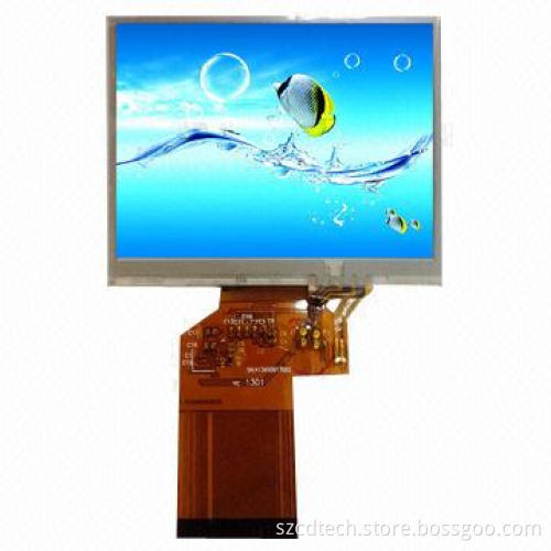 3.5-inch 320 x 240P TFT LCD Module, LED Backlight and RGB Interface with Touch Panel